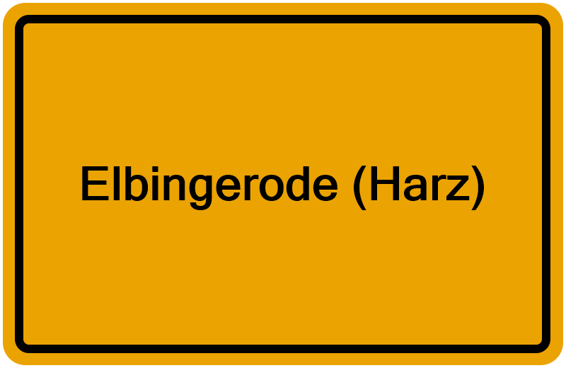 Handelsregister Elbingerode (Harz)